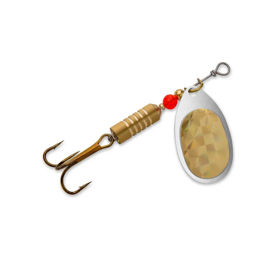 Spinner Round Metal Spinner Lure  Silver & Gold